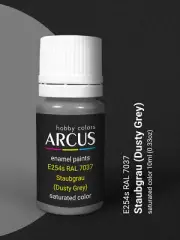 Arcus 254 - Enamel paint PSU Ukraine RAL 7037 (Dusty Grey) Saturated color 10ml