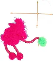 Kisangel Marionette Plush Ostrich Puppet with Pull String for Imaginative Play for Parties and Situational Games