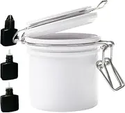 Lash Glue Storage Container,Lash Adhesive Storage Jar Container - Portable Lash Adhesive Container for Prevent Dryness, Air Tight Lock Container for Lash Glue Borato