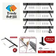4 x 22 inch Heavy Duty Floating Shelf Bracket - Long Wall Shelves Support, Hi...