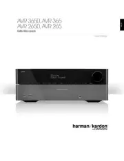 Harman Kardon AVR3650 AVR365 AVR2650 AVR265 Receiver Owners Manual