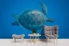 3D Ocean Turtle Wallpaper Wall Mural Removable Self-adhesive 238