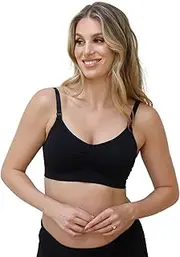 [New Beginnings] Everyday Maternity Bra for Breastfeeding with Wire-Free Frame & Removable Padding & Drop Down Clasps