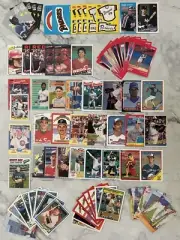 80s Baseball Lot 79 Cards Pete Rose, Randy Johnson, Cal Ripken, Rookies, HOF