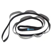 Stretch Strap with 11 Loops, Half Elastic Stretching Strap Band - Stretch Gray