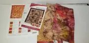 2010 HINT OF FALL FAT QUARTERS ANONYMOUS COZY QUILT DESIGNS KIT BATIKS D. STOUT