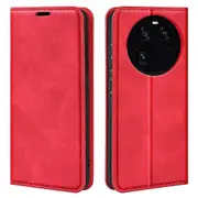 For Oppo Find X6 Skin-touch Feeling PU Leather Phone Case ic Flip Stand Wallet Phone Cover
