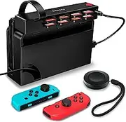 Park Sung Switch Game Card Reader, Upgrade Version Switch Game Switcher with Remote Control Switching, 8-in-1 Game Cards Holder (4 for Game Switch+4 for Storage) Quick Switching for Switch/Switch OLED