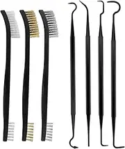 EZONEDEAL 7Pcs Car Detailing Cleaning Tools, Wire Brushes Tools Accessories Double Headed for Automotive Cleaning Wheels, Wire Detailing Brush Set for for Cleaning Rust Removal, Wire Brush Set