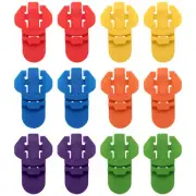 Color Coded Drink Shield and Soda Protector for Family, 12Pk Fun Colored4395