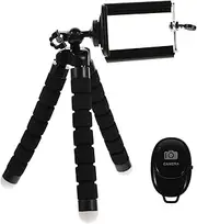 Holibanna 1Set Portable Camera Tripod Stainless Steel Phone Stand for Photography Lightweight and Stable Compatible with Cameras and Smartphones for Desk Use