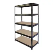 VIC NEW Stratco Rivet Lock 5 Shelf Extra Large 1800 x 1500 x 450mm