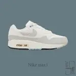 NIKE AIR MAX 1 "87 SARAFI" 山峰白灰 氣墊 女鞋 FB5059-100【INSANE-21】