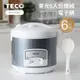 【免運含稅價】(XYFYC061)【TECO 東元 】 6人份電子鍋