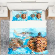 3D Sea Turtle 253 Bed Pillowcases Quilt King Size