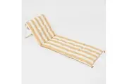 Sunnylife Reclining Beach Chair Mango Bay - Golden Mustard Stripe