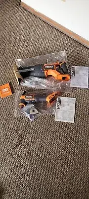 Ridgid Combo Kit 18 Volt Brushless Cordless Reciprocating Saw Multi Tool