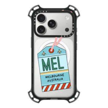 iPhone 17 Pro Bounce Case MagSafe Compatible Melbourne Travel Tag