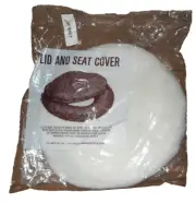 J.H Smith Co White Toilet Lid & Seat Cover