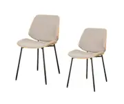 Brosa Dining Chair Ivory Set of 2