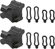 2Pack Universal Bike Flashlight Mount Holder,Bicycle Light Clamp for Torch,Bike Light Bracket for Night Riding