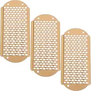 COLLBATH Stainless Steel Foot File Rasp Set 3pcs Hard Skin Remover Foot Callus Care Tool Pedicure File for Women Men Elderly Easy to Use