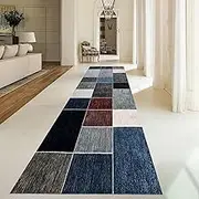 Carpet Runner Rug Washable Vintage Hallway Runner Rug, Low Pile Area Rugs for Entryway, Hallway, Kitchen and Corridor Runner Rugs, Floor Rug and Mat, 100-600cm(120x150cm)