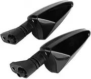 Front Rear Turning Indicator Lights 1 Pair Motorcycle Turn Signal Light Indicator Flasher Lamp, for TIGER 800 1050 675 Motorcycle Turning Light Motorcycle Turn Signal Lights(BLACK B)