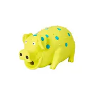 Multipet Latex Pig Yellow Dog Toy