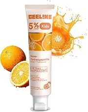 CEELIKE 5% Hydroxyapatite Toothpaste for Kids – Orange Flavor, Enamel Strengthening, Fresh Breath Toothpaste for Children, 113g