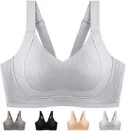 [Generic] Wire-Free Non-Marking Skin-Friendly Push-Up Bra, Push up Wireless Bras for Women No Underwire with Support and Lift