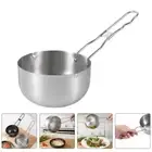 Stainless Steel Pouring Oil Pot Saucepan with Spout Small Cooking