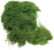 1Bag Artificial Moss Decor Faux Moss for DIY Crafts Indoor Planters Potted Plants Realistic Greenery for Home Decoration Fairy Garden Projects