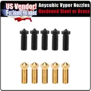 Anycubic Vyper Nozzles 0.4/0.6/0.8/1.0/1.2, Brass/Hardened Steel, Vyper Hotend