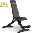 Workout Bench Adjustable 9x4x3 Positions Foldable for Home Gym Strength Training