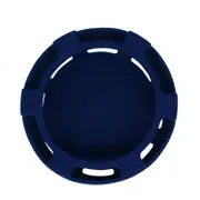 2Pcs Ch008 Echo Dot 2 Bluetooth Speaker Silicone Case Protection Cover(Dark Blue)