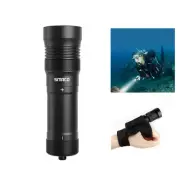 F2 IPX8 Underwater Diving Flashlight 300M LED Torch for Professional Use