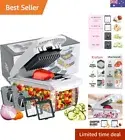 Vegetable Chopper（Upgrade）, Onion Chopper Mandolin Slicer Cutter Dicer, Veggi...