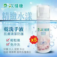 在飛比找鮮拾優惠-【次綠康】 精緻水漾乾洗手液60mlx5