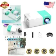 Bluetooth-Compatible Mini Projector with 170-Inch Projection for Family Fun