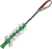 Dog Toy Rope – Polyester, Fun Squeaky Chew Toy, Tug of War Game | Elastic Drawstring Rope Toy with Sound for Interactive Training, Puppy Teething Toy for Small Medium Large Dogs 83cm