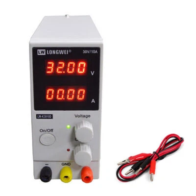 LW-K3010D Adjustable Switching Digital DC Power Supply 30V 10A 4-bit 110V/220V