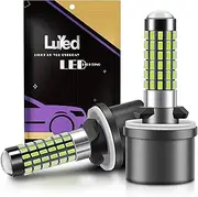 LUYED 880 LED Fog Light Bulb 8000K Ice Blue 300% Super Brighter 1:1 Mini Size 886 890 892 893 LED Bulb with Projector for Fog Lights,Pack of 2