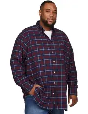 [Tommy Hilfiger] Big and Tall Check Regular Shirt in Red