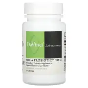 2 X DaVinci Laboratories of Vermont, Mega Probiotic ND 50, 30 Capsules