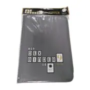 Dex Protection Binders Dex Zip Binder 9 - Gray New Sealed