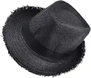[Generic] Stay Cool And Trendy Men's Summer Panama Hat Premium Simple And Elegant Casual Fedora Hat Men's Straw Hat Beach Hat