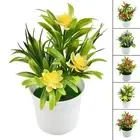 Artificial Flowers Plant Pot Realistic Restaurants 5-color Shops Decoration