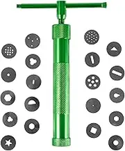 Stainless Steel Clay Extruder Sugar Paste Extruder Cake Fondant Decorating Tool Set Ceramics & Pottery Clay Extruders Mixers & Presses (Green)
