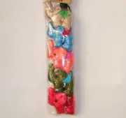 Plush Elephant Sparkle Colour Keyring 5 pack Brand New
